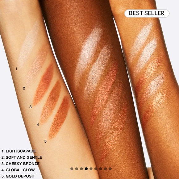 Gold Deposit Mac Mineralize SkinFinish Golden Bronze Highlighter Brand New - Picture 6 of 13